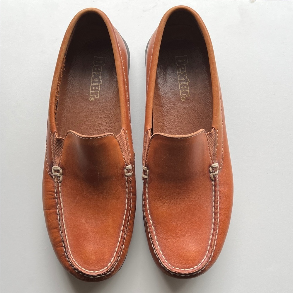 Dexter Men's Leather Moccasin Driving Slip On Shoe Loafer 8 1/2